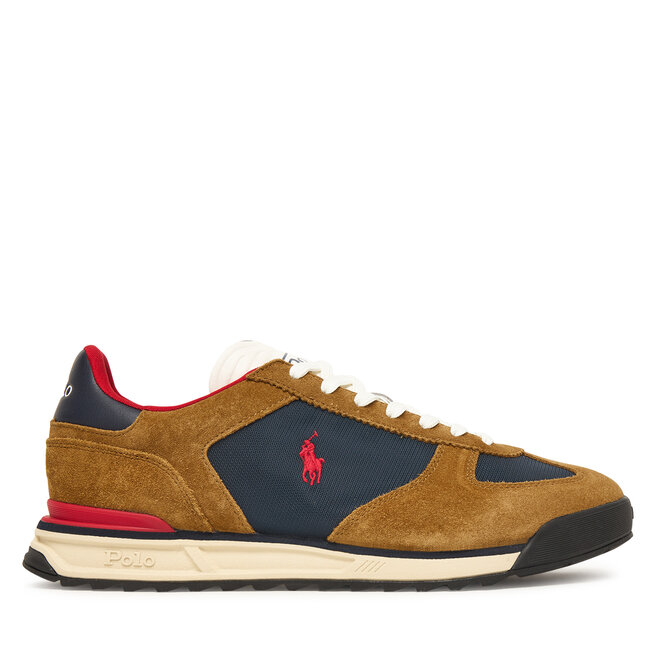 Sneakersy Polo Ralph Lauren 809974040001 Brązowy - męskie