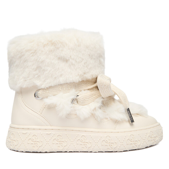 Śniegowce Guess FLFUEK FUR10 Écru - kobiece
