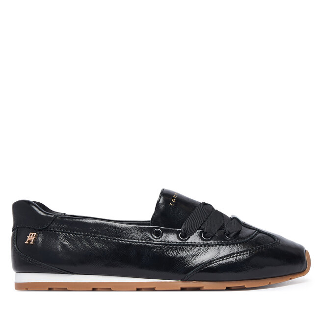 Baleriny Tommy Hilfiger Bella Ballet Sneaker FW0FW09449 Czarny -