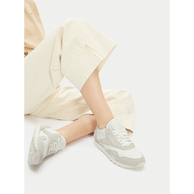 Sneakersy Reebok CLASSIC NYLON 100220923 Biały - kobiece
