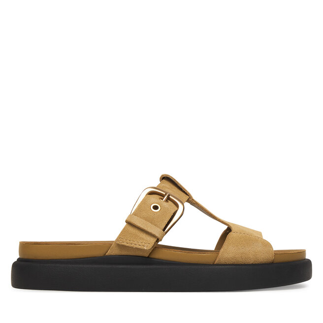 Klapki Clarks Aristella West 26185811 Brązowy -
