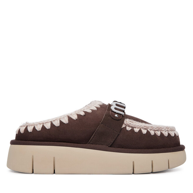 Śniegowce Mou Bounce Clog FW531001A Brązowy ciemny - kobiece