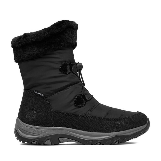 Śniegowce Rieker CEO-M9683-00 Czarny - kobiece