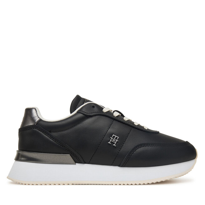 Sneakersy Tommy Hilfiger Chic Fashion Runner FW0FW08695 Czarny - kobiece