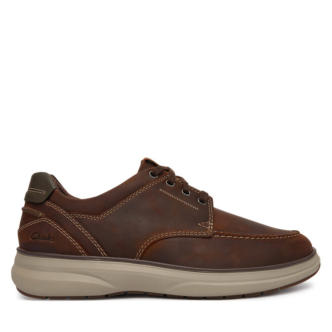 Półbuty Clarks Mullan Moc 26184427 Brązowy - męskie