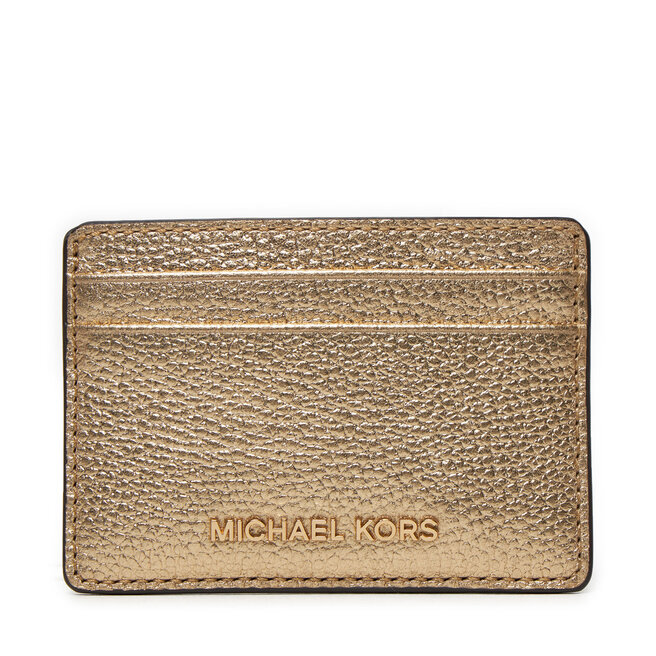 Etui na karty kredytowe MICHAEL Michael Kors 32H9TJ6D1L Złoty -