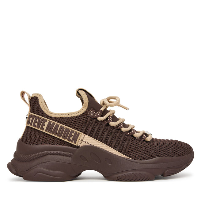 Sneakersy Steve Madden Mac-E 11004642 Brązowy - kobiece