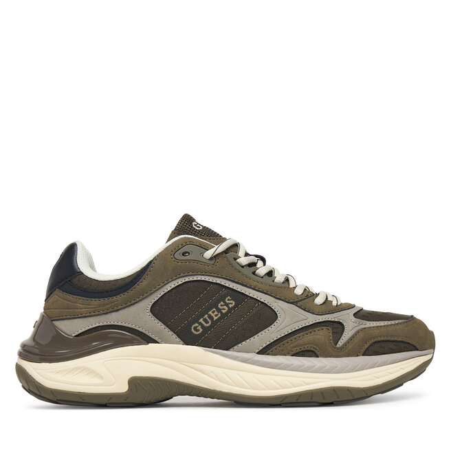 Sneakersy Guess FMFSQ3 ELE12 Khaki - męskie