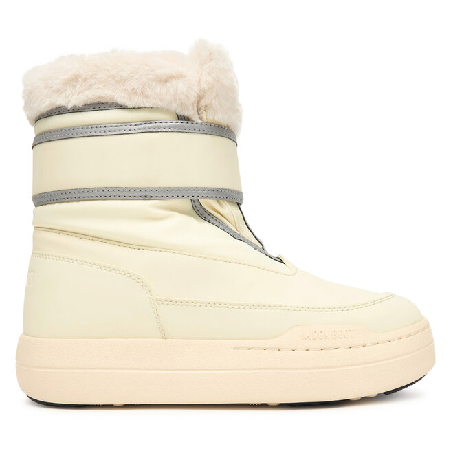 Śniegowce Moon Boot Jr Park Strap 80D3440030 D Beżowy - chłopięce