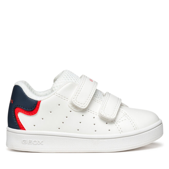 Sneakersy Geox B Eclyper B365LA 000BC C0653 Biały - chłopięce