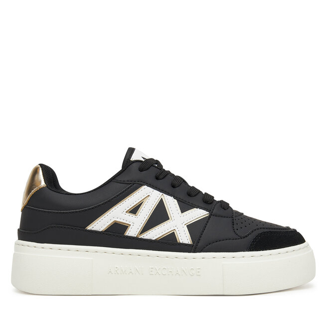 Sneakersy Armani Exchange XDX147 XV830 T780 Czarny - kobiece