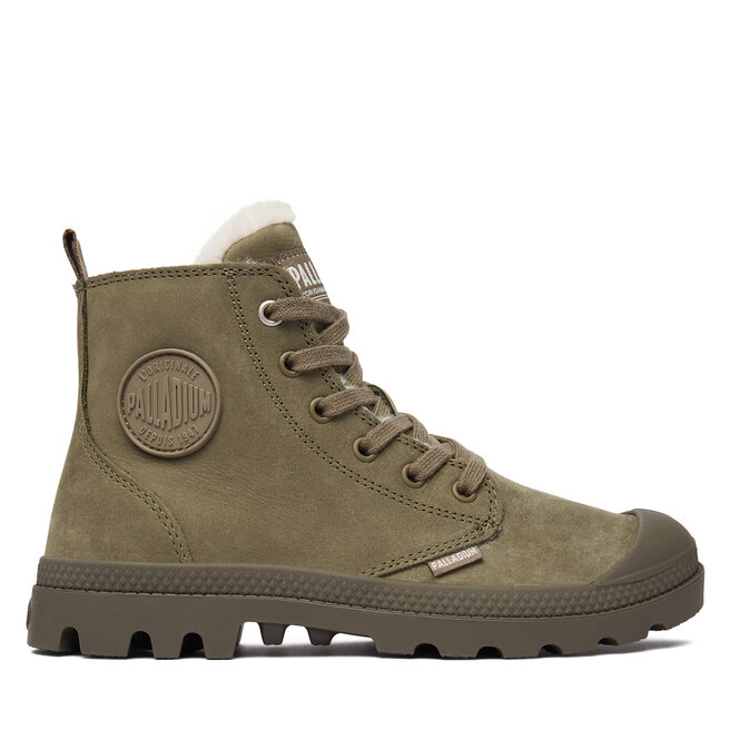 Trapery Palladium Pampa Hi Zip Wl 95982-377-M Zielony - kobiece
