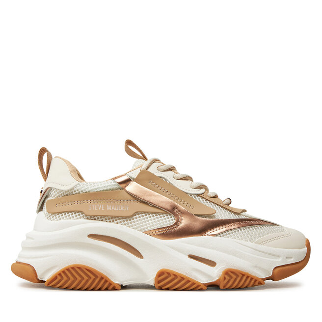 Sneakersy Steve Madden Possession-E SM19000033 Beżowy - kobiece