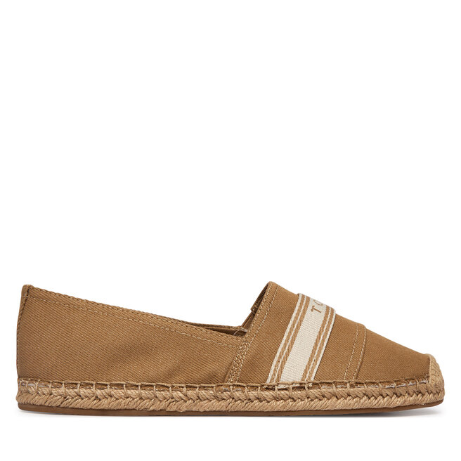 Espadryle Tommy Hilfiger Hilfiger Webbing Espadrille FW0FW09334 Brązowy - kobiece