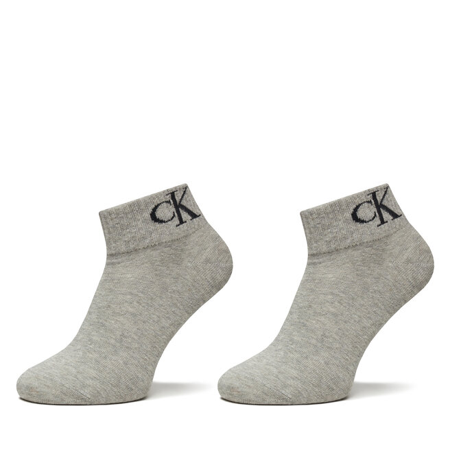 Skarpety długie Calvin Klein Jeans 701228813 Szary - kobiece