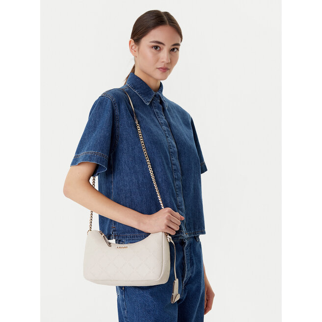 Torebka Liu Jo Ecs S Hobo AF5056 E0538 Kremowy -
