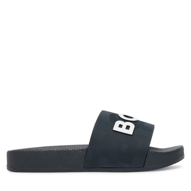 Klapki BOSS J52669 M Granatowy -