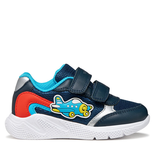 Sneakersy Geox B Sprintye Boy B654UA 01454 CF44D M Granatowy - chłopięce