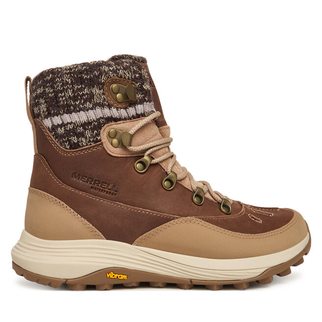 Śniegowce Merrell Siren 4 Thermo Mid Zip Waterproof J038764 Brązowy - kobiece