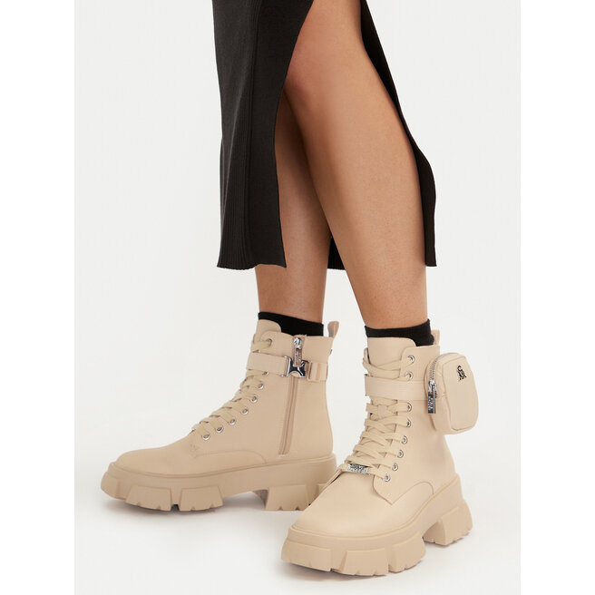 Trapery Steve Madden Tanker-P SM11001615-04004-299 Beżowy - kobiece