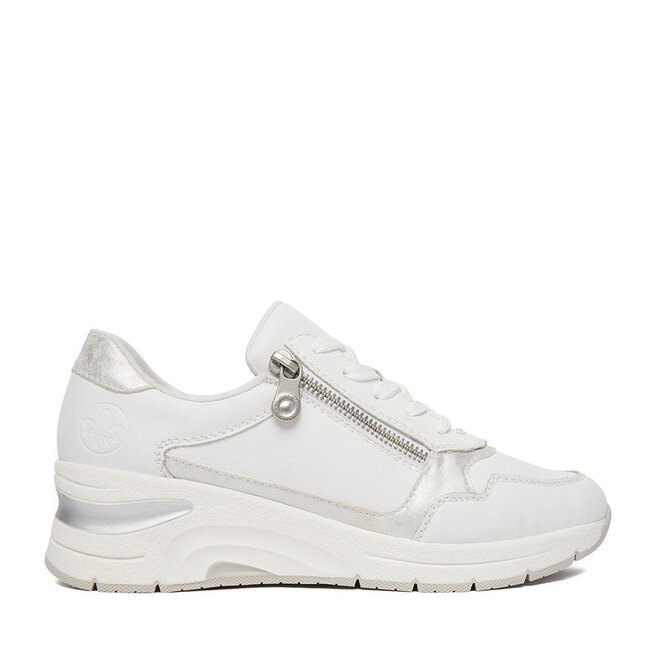 Sneakersy Rieker N9301-80 Biały - kobiece