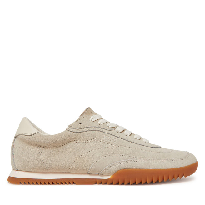 Sneakersy BOSS Carlynn 50541691 Écru - kobiece
