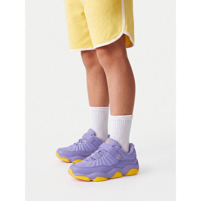 Buty do koszykówki SHAQ EO-NET LOW AQ95089Y-I Fioletowy jasny - dziecięce