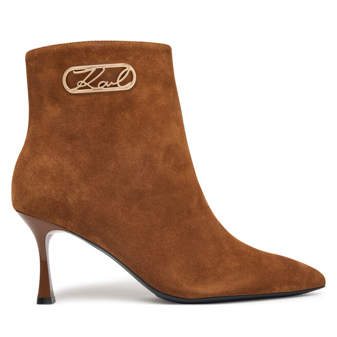 Botki KARL LAGERFELD Sienna KL32747 Brązowy - kobiece