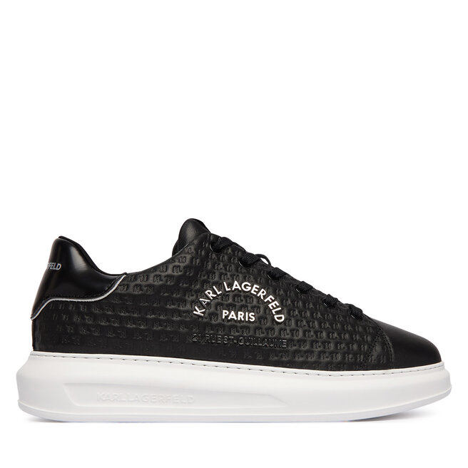 Sneakersy KARL LAGERFELD Kapri KL52536K Czarny - męskie