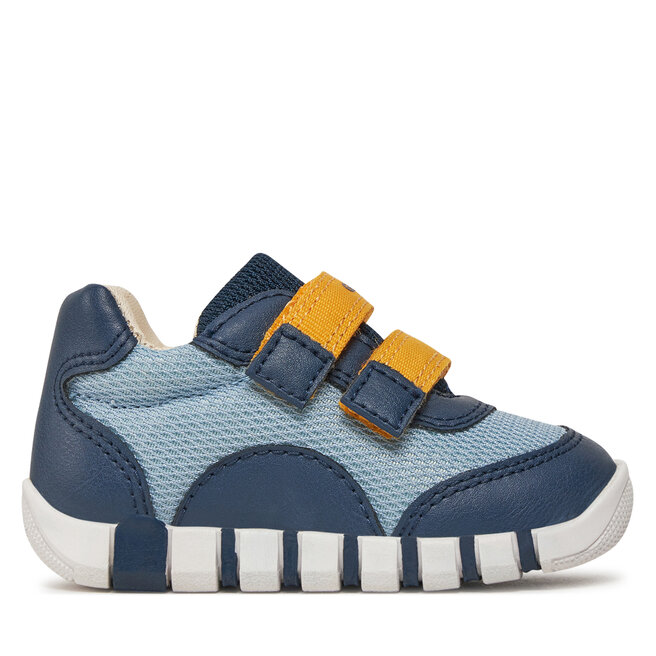 Sneakersy Geox B Iupidoo B3555C 01454 CE4F4 Granatowy - chłopięce