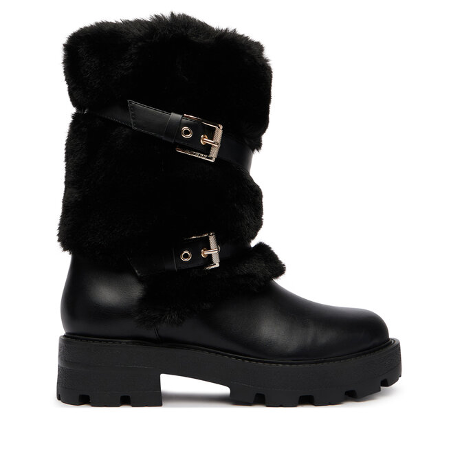 Botki Guess FLFYAF FUR10 Czarny - kobiece