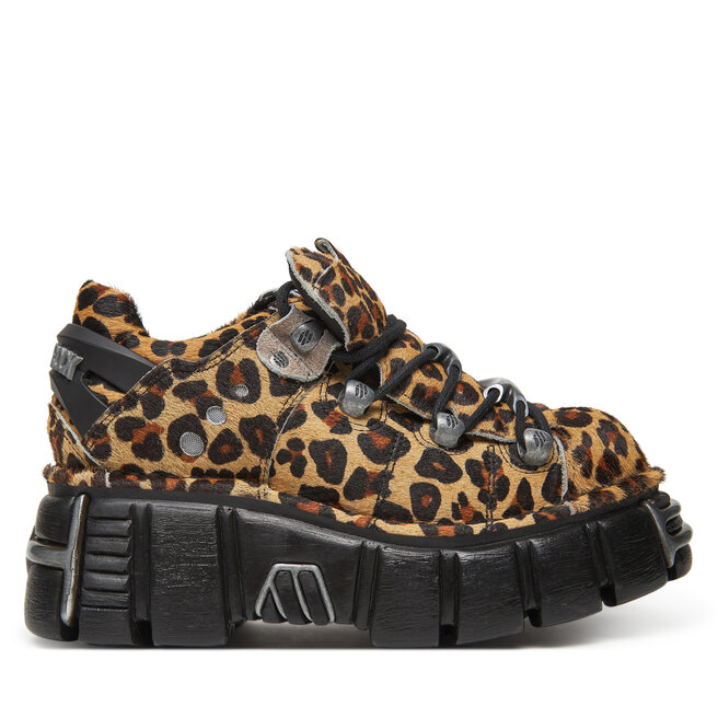 Sneakersy NEW ROCK M-120N-C71 Brązowy - kobiece