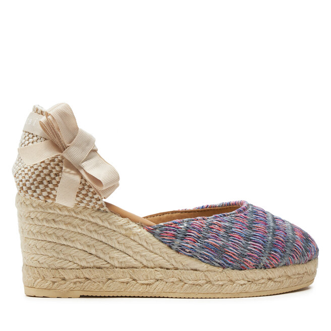 Espadryle Manebi Acapulco Low Wedge Espadrilles G 0.6 WL Fioletowy - kobiece