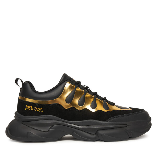 Sneakersy Just Cavalli 79QA3SA2 ZPB56 Czarny - męskie