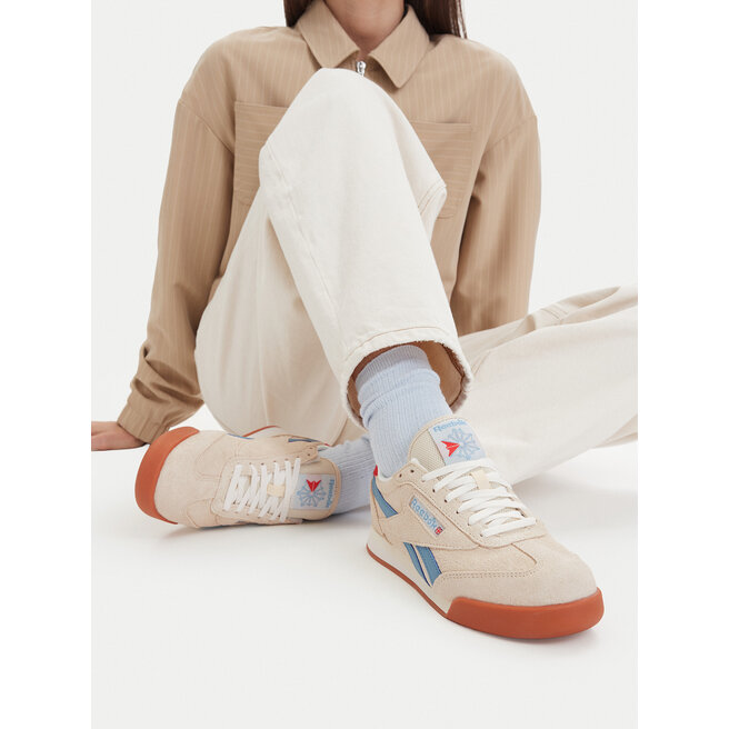 Sneakersy Reebok SS-CAMPIO XT 100245002 Beżowy jasny - kobiece