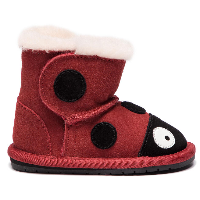 Śniegowce EMU Australia Ladybird Walker B10317 Czerwony - dziewczęce
