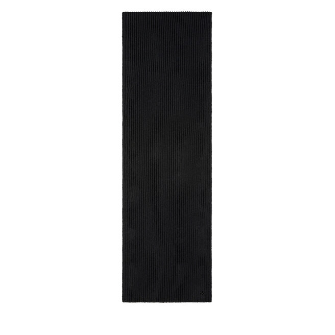 Szalik Calvin Klein Ck Metal Wool Rib Scarf LV04D8056G Czarny -