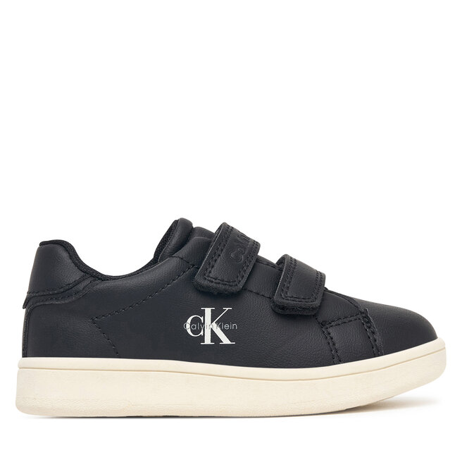Sneakersy Calvin Klein Low Cut Velcro Sneaker V1X9-83440-1355 M Czarny - chłopięce