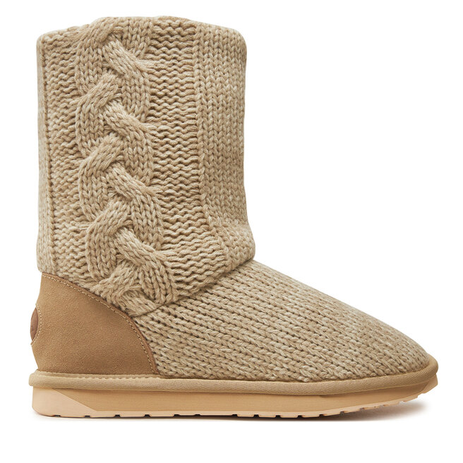 Kapcie EMU Australia Bartle W13142 Écru - kobiece