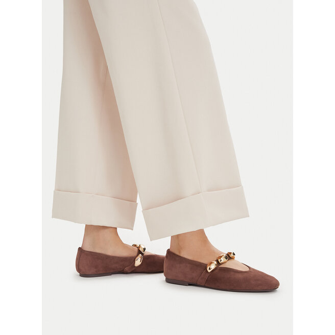 Baleriny Steve Madden Poppin 11005437 Brązowy -