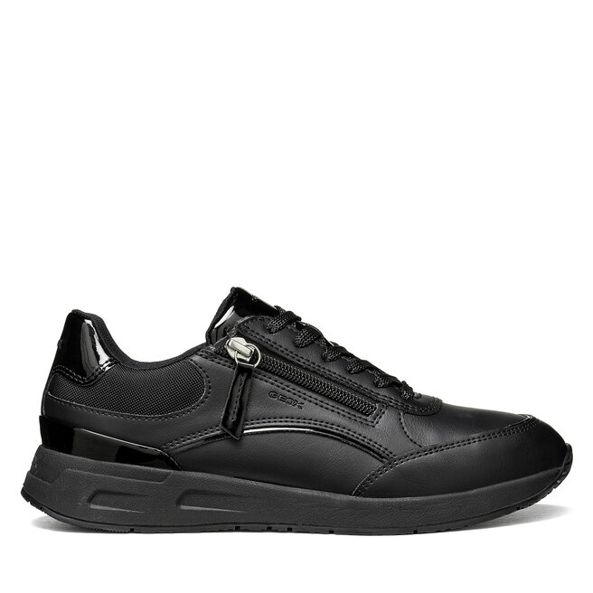 Sneakersy Geox D Bulmya D65NQB 05411 C9999 Czarny - kobiece