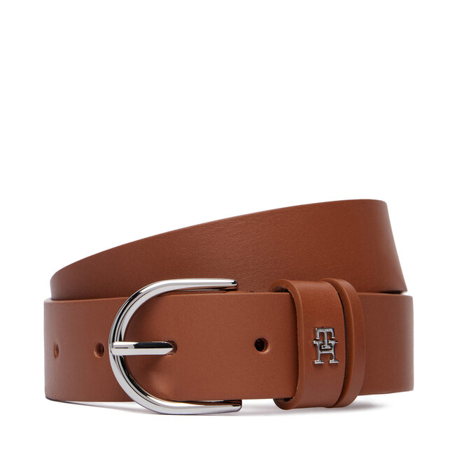 Pasek Tommy Hilfiger Essential Effortless 3.0 Sv AW0AW18688 Brązowy -