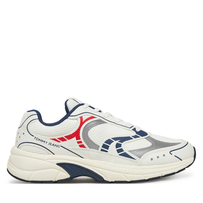 Sneakersy Tommy Jeans Archive'25 EM0EM01569 Biały - męskie