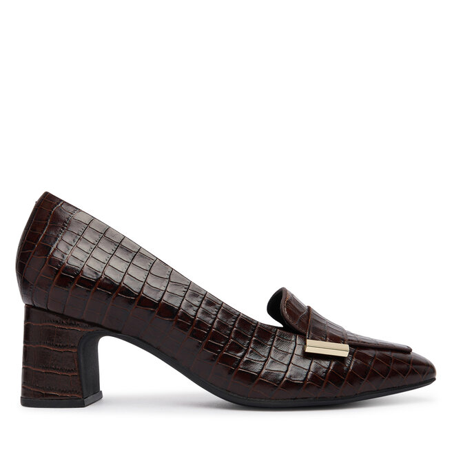 Czółenka Clarks Fernie Edge 26327185 Brązowy ciemny - kobiece