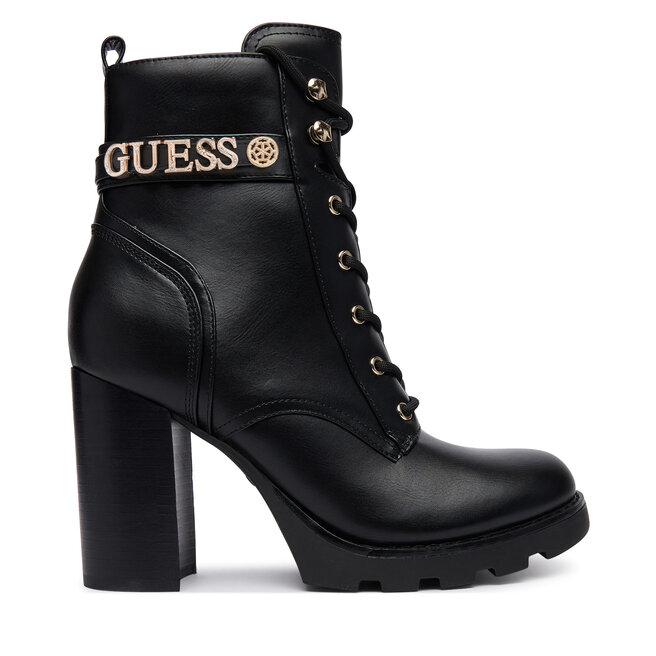 Botki Guess FLFNEE ELE10 Czarny - kobiece