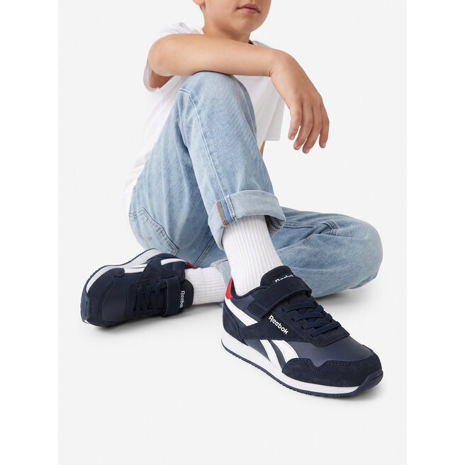 Sneakersy Reebok V9-25195-02(IV)CH Granatowy - chłopięce