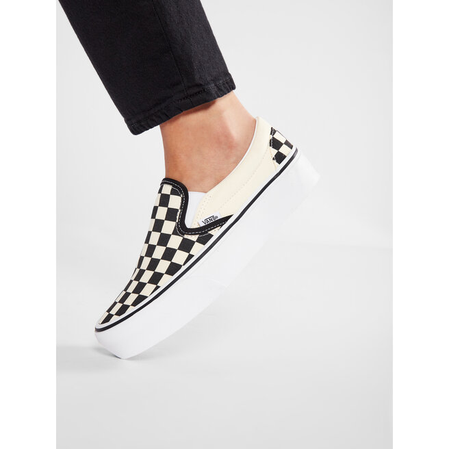 Tenisówki Vans Classic Slip-On P VN00018EBWW Biały - kobiece