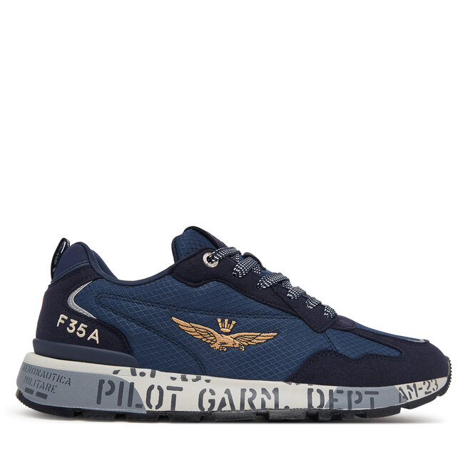 Sneakersy Aeronautica Militare 262SC0276UCT04327 Niebieski - męskie