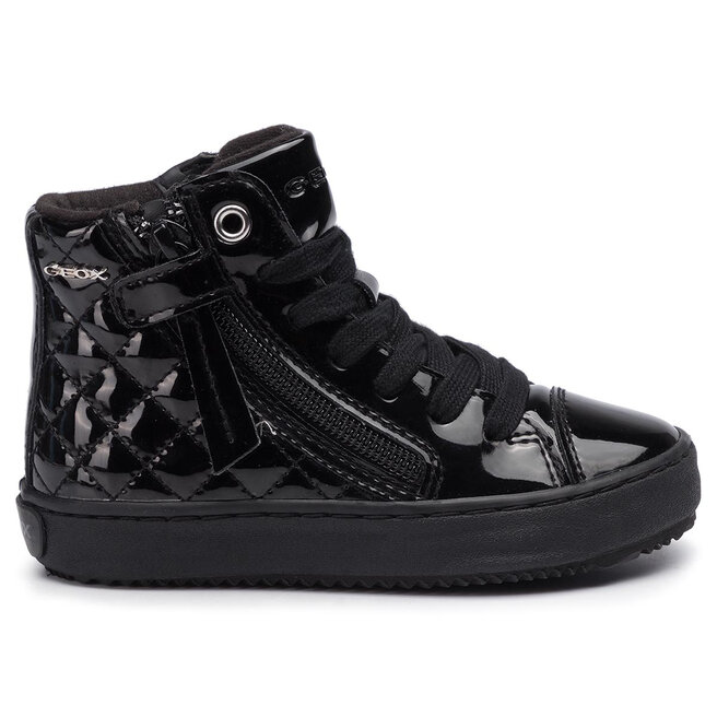 Sneakersy Geox J Kalispera G. D J944GD 000HH C9999 M Czarny - dziewczęce