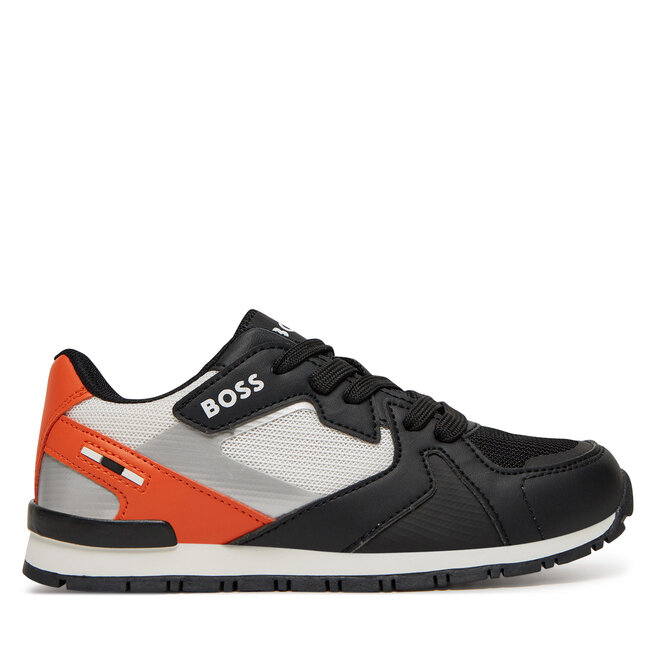 Sneakersy BOSS J51646 M Czarny - chłopięce